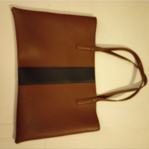 Vince Camuto Color block vegan leather envelope style tote - Picture 2 of 9